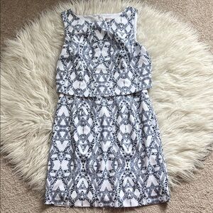 Banana Republic Patterned Sleeveless Dress